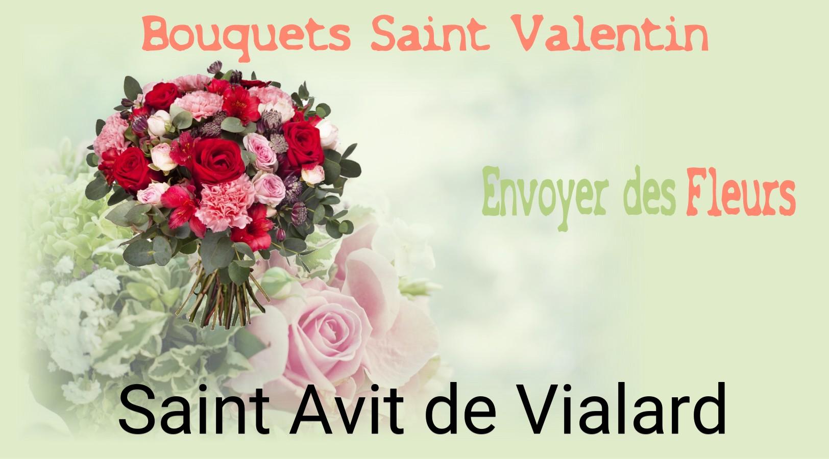Roses de Saint-Valentin livrées à Saint-Avit-de-Vialard